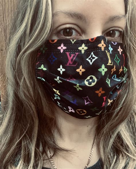 designer face mask louis vuitton